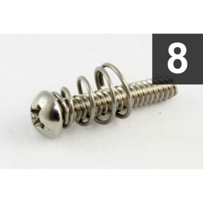 Allparts ( オールパーツ ) GS-0375-005 Pack of 6 Neck Pickup Screws 