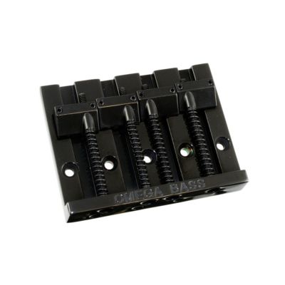 Allparts ( オールパーツ )<br> BB-3350-003 4-String Omega Bass Bridge Black [6042]
