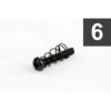 Allparts GS-3324-003 Pack of 6 Black Metric Bridge Length Screws [7533]の商品画像1