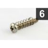 Allparts GS-0004-005 Pack of 6 Steel Bridge Length Screws [7528]の商品画像1