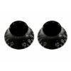 Allparts PK-0140-L23 Left-handed Black Bell Knobs [5108]の商品画像1