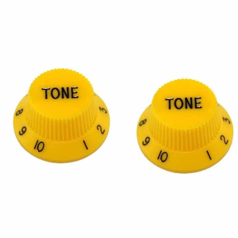 Allparts PK-0153-020 Set of 2 Yellow Tone Knobs [5044]の商品画像1