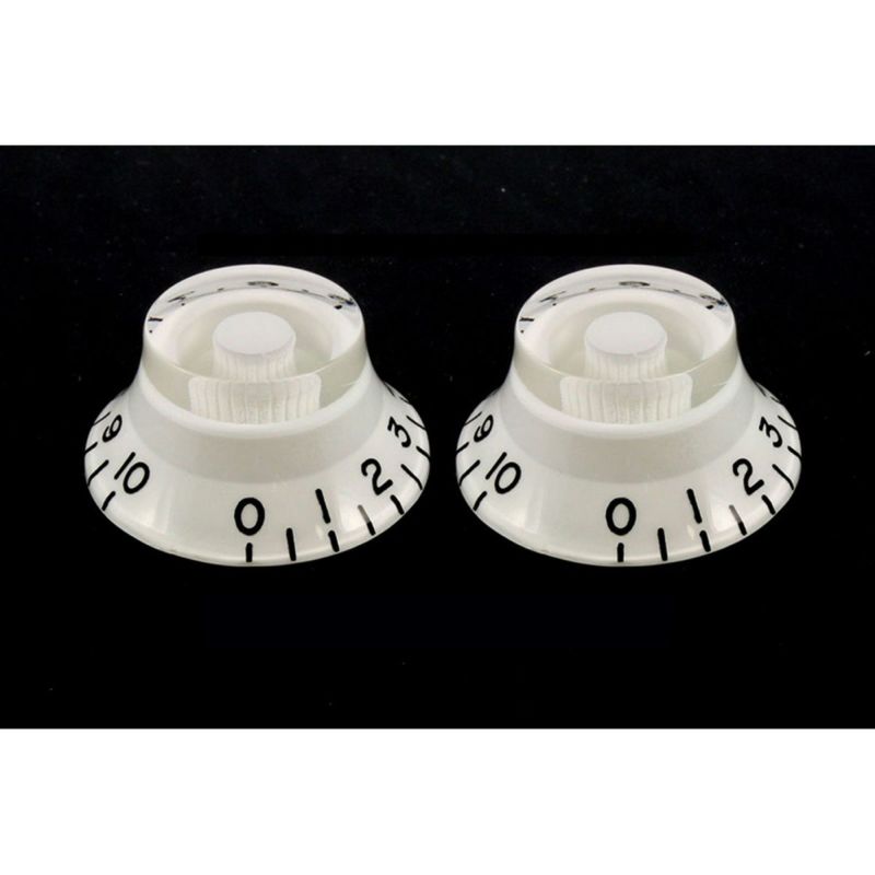 Allparts PK-0140-025 White Bell Knobs [5012]の商品画像1