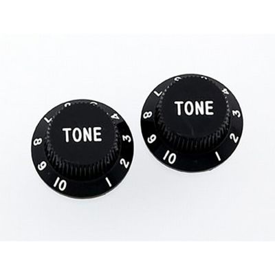 Allparts ( オールパーツ )<br> PK-0153-023 Set of 2 Black Tone Knobs [5046]