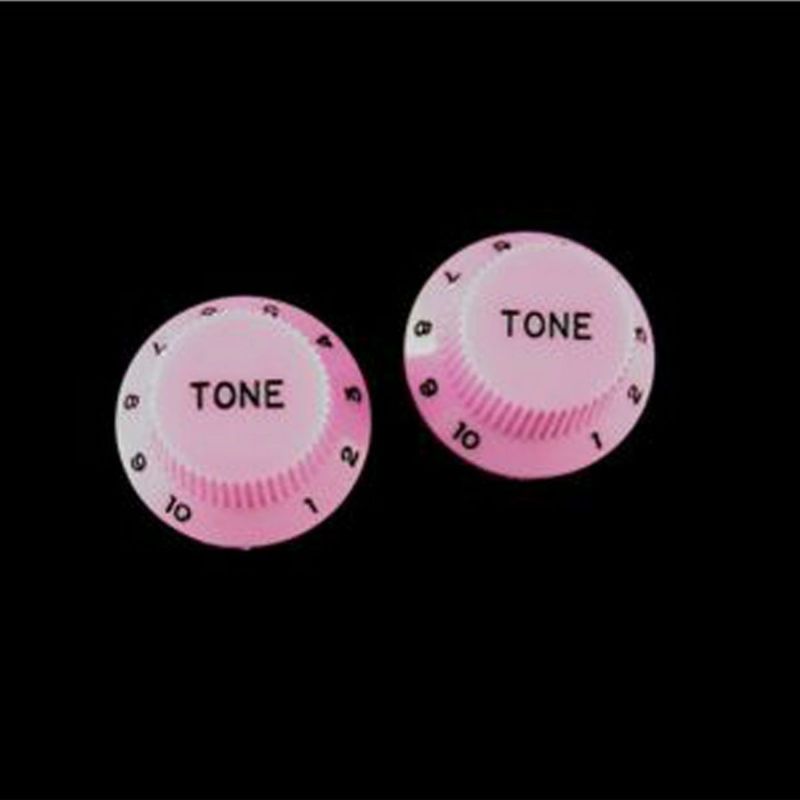 Allparts PK-0153-021 Set of 2 Pink Tone Knobs [5045]の商品画像1