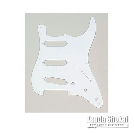 Allparts PG-0550-025 White Pickguard for Stratocaster [8019]の商品画像1