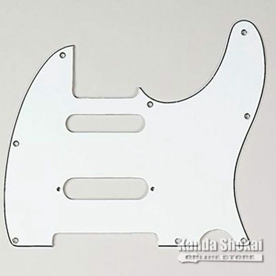 Allparts PG-9563-035 White S-Cut Pickguard for Telecaster [8065]の商品画像1