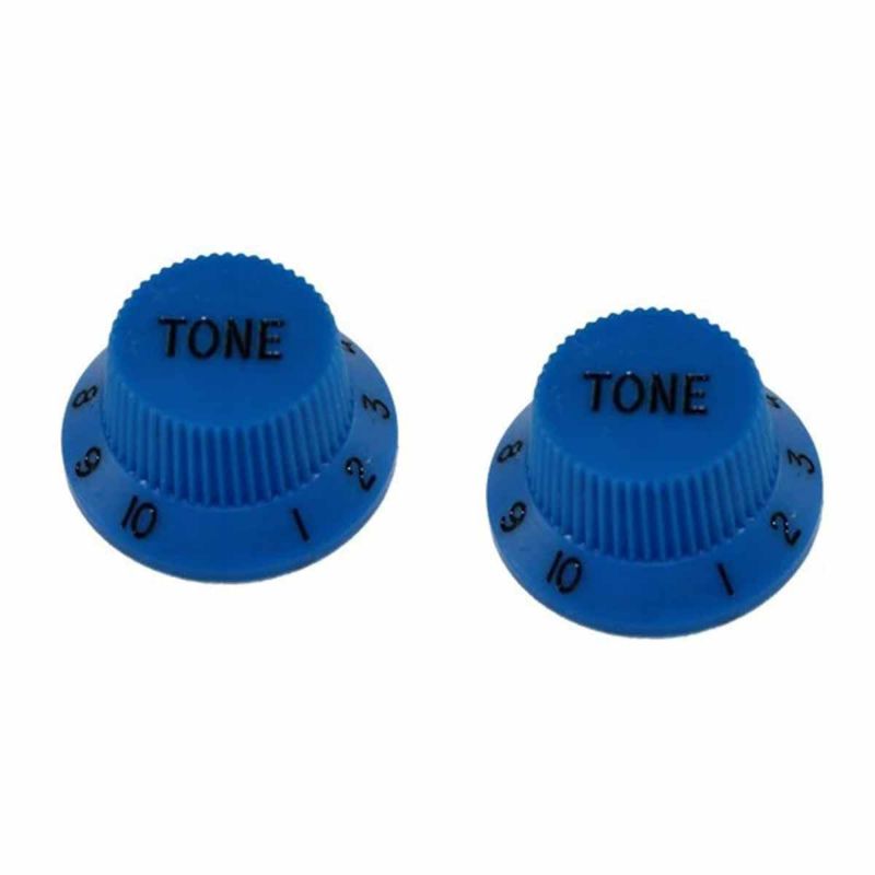 Allparts PK-0153-027 Set of 2 Blue Tone Knobs [5050]の商品画像1