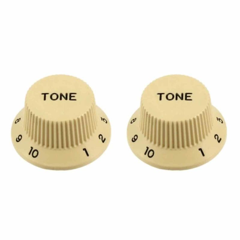 Allparts PK-0153-028 Set of 2 Cream Tone Knobs [5051]の商品画像1