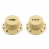 Allparts PK-0153-028 Set of 2 Cream Tone Knobs [5051]の商品画像1