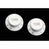 Allparts PK-0153-025 Set of 2 White Tone Knobs [5048]の商品画像1