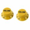 Allparts PK-0154-020 Set of 2 Yellow Volume Knobs [5029]の商品画像1