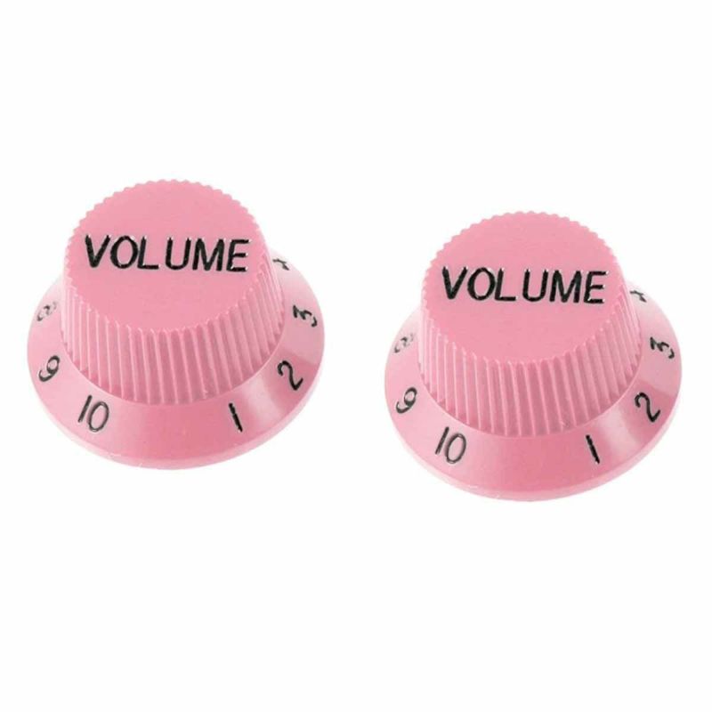 Allparts PK-0154-021 Set of 2 Pink Volume Knobs [5030]の商品画像1