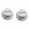 Allparts PK-0154-025 Set of 2 White Volume Knobs [5033]の商品画像1