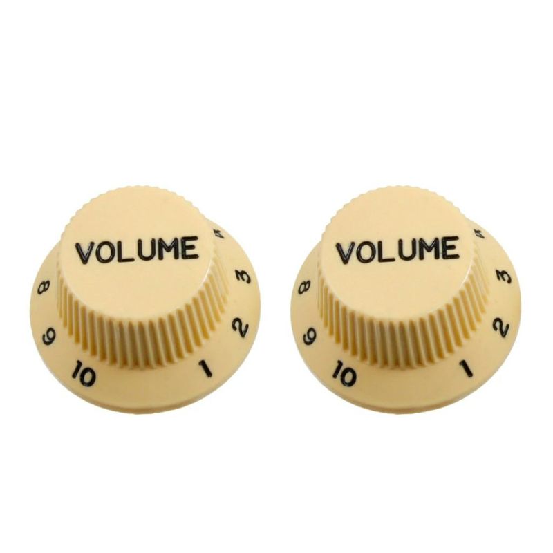 Allparts PK-0154-028 Set of 2 Cream Volume Knobs [5036]の商品画像1