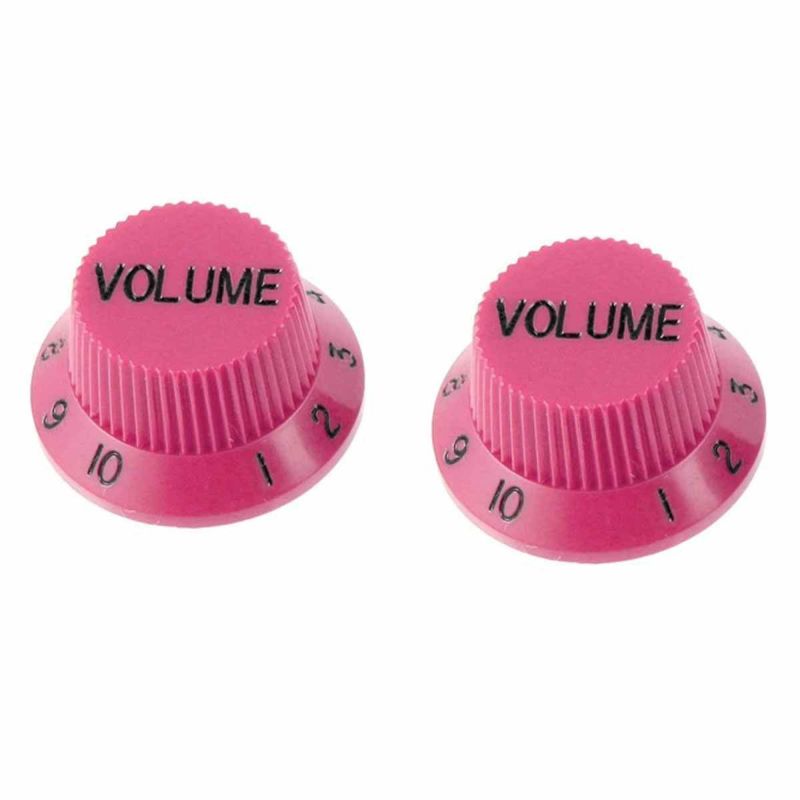 Allparts PK-0154-030 Set of 2 Pink Volume Knobs [5038]の商品画像1