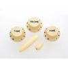 Allparts PK-0178-028 Cream Knob Set for Stratocaster [5024の商品画像1