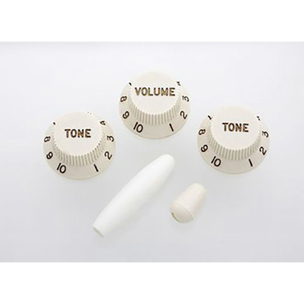 Allparts PK-0178-050 Parchment Knob Set for Stratocaster [5026]の商品画像1