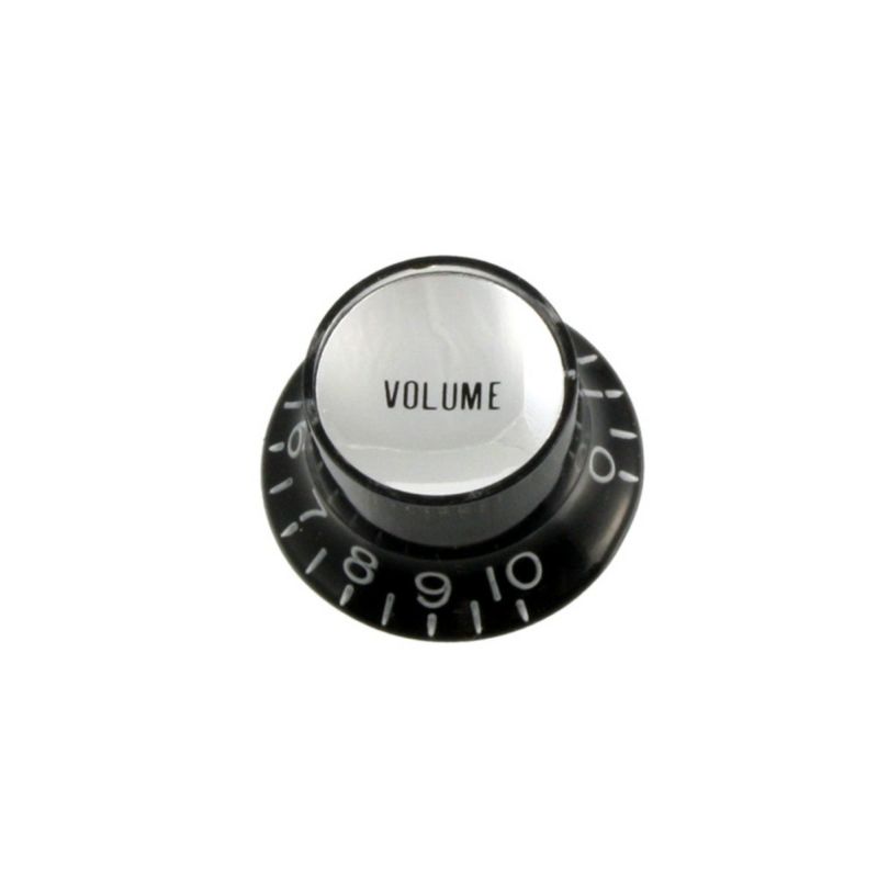 Allparts PK-0184-023 Black Volume Reflector Knobs [5015]の商品画像1