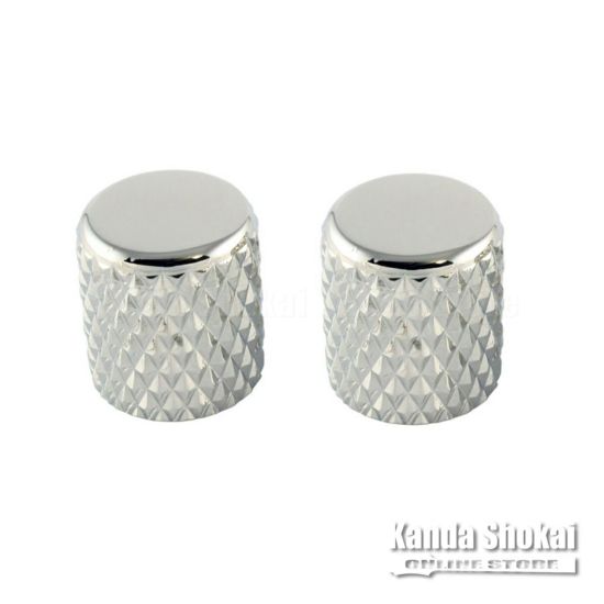 Allparts MK-0112-010 Chrome Heavy Knurl Barrel Knobs [5066]の商品画像1