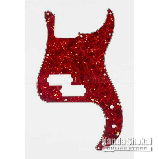 Allparts PG-0750-044 Red Tortoise Pickguard for Precision Bass [8042]の商品画像1