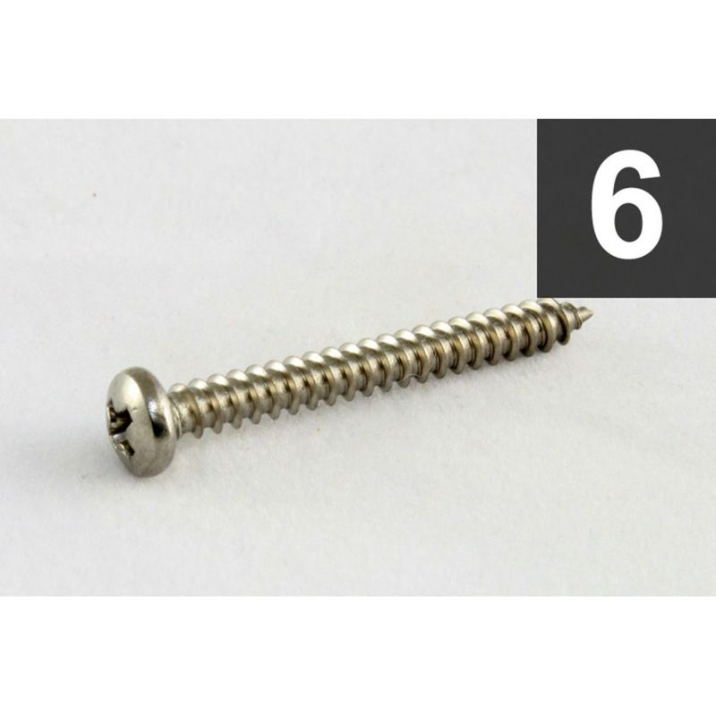 Allparts GS-0375-005 Pack of 6 Neck Pickup Screws [7552]の商品画像1