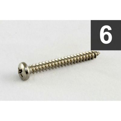 Allparts ( オールパーツ )<br> GS-0375-005 Pack of 6 Neck Pickup Screws [7552]