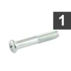 Allparts GS-3305-001 One Machine Bolt for Neckplates [7518]の商品画像1