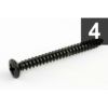 Allparts GS-0005-003 Pack of 4 Black Neckplate Screws [7515]の商品画像1