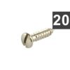 Allparts GS-0014-001 Pack of 20 Slotted Pickguard Screws [7512]の商品画像1