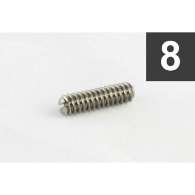 Allparts ( オールパーツ )<br> GS-3377-005 Pack of 8 Tele and Bass Bridge Height Screws [7538]