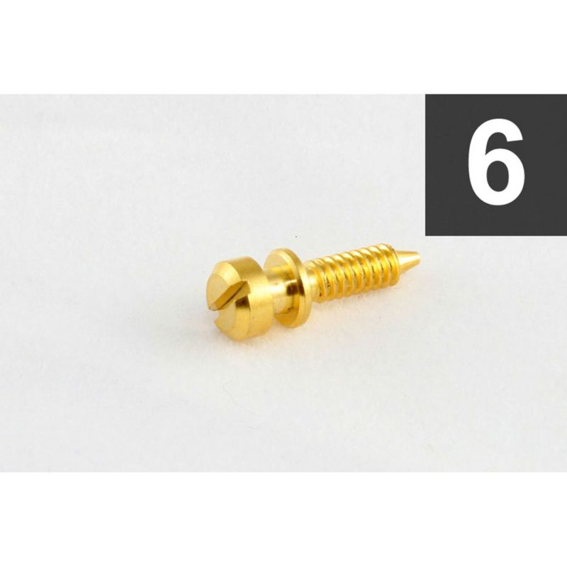Allparts GS-3370-002 Pack of 6 Gold Intonation Screws [7535]の商品画像1