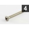 Allparts GS-0003-005 Pack of 4 Steel Strap Button Screws [7525]の商品画像1