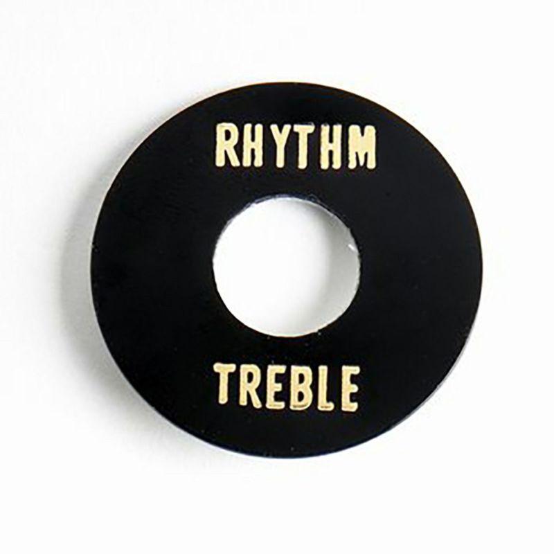 Allparts AP-0663-023 Black Plastic Rhythm/Treble Ring [6551]の商品画像1