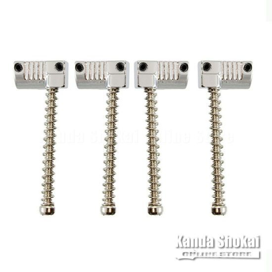 Allparts BP-2071-001 Set of 4 Grooved Saddles for Omega and Badass Bass Bridge [6082]の商品画像1