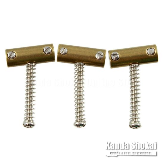 Allparts BP-2328-008 Tilted Brass Saddles [6038]の商品画像1