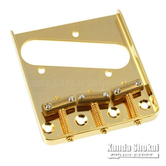 Allparts TB-5125-002 Gold Vintage Compensated Saddle Bridge for Telecaster [6015]の商品画像1