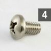 Allparts GS-0359-005 Pack of 4 Bass Key Screws [7567]の商品画像1