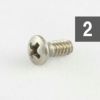Allparts GS-3390-005 Stainless Slide Switch Mounting Screws [7573]の商品画像1