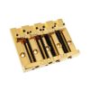 Allparts BB-3351-002 4-String Grooved Omega Bass Bridge Gold [6076]の商品画像1