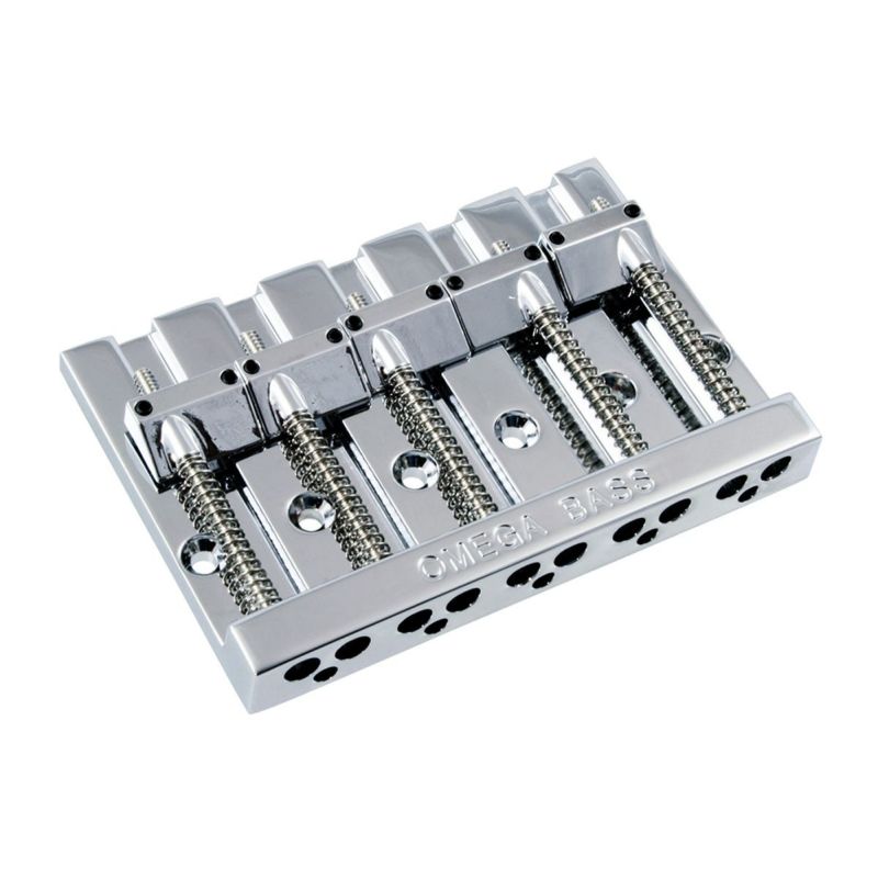 Allparts BB-3360-010 5-String Omega Bass Bridge Chrome [6043]の商品画像1