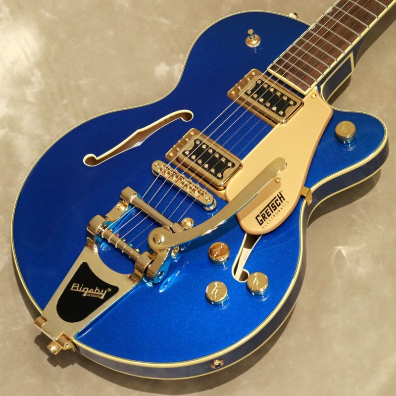 Gretsch G5655TG Electromatic Center Block Jr. Single-Cut with Bigsby, Azure Metallicの商品画像1
