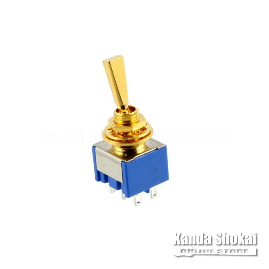 Allparts EP-0082-002 Gold On Off On Mini Switch [1025]の商品画像1