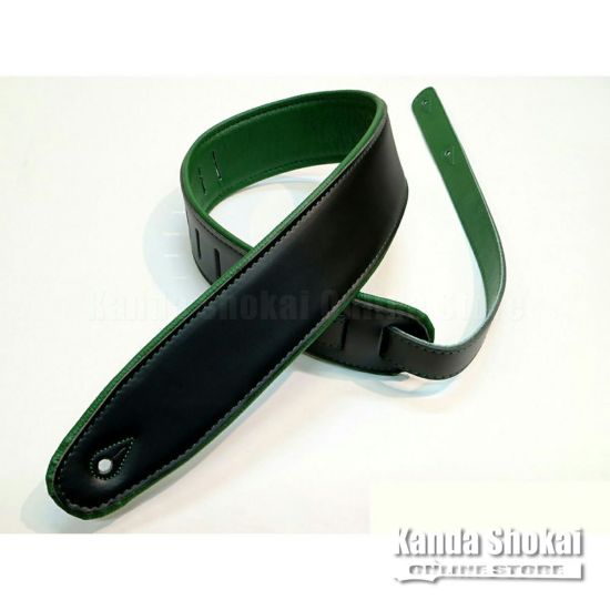 Renegade Super Deluxe Rolled Edge Leather, Neoprene Insert-Black / Greenの商品画像1