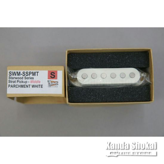 TV Jones Starwood Strat Pickup Middle, Parchment Whiteの商品画像1