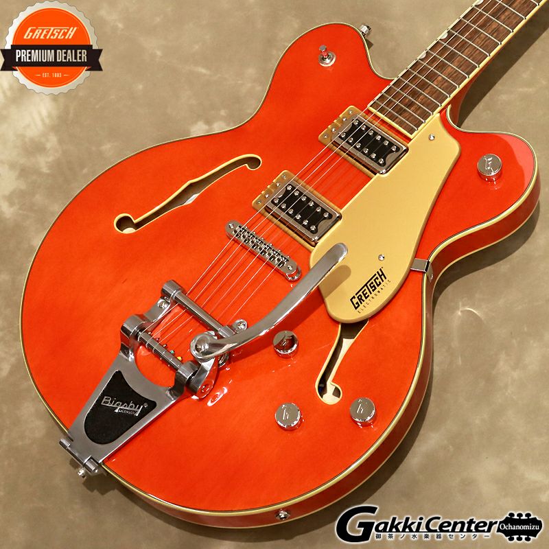 Gretsch G5622T Electromatic Center Block Double-Cut with Bigsby, Orange Stainの商品画像1