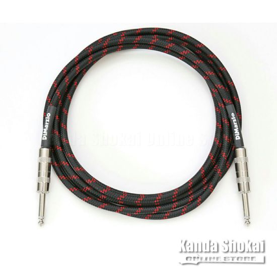 [Outlet] DiMarzio Guitar Cable EP1710SS Black/Red 3.1mの商品画像1