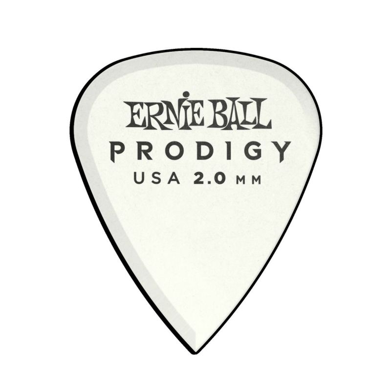 Outlet] Ernie Ball ( アーニーボール ) Prodigy Picks White Standard 2.00mm #9202  (6枚入り) | ギターの通販なら 神田商会オンラインストア