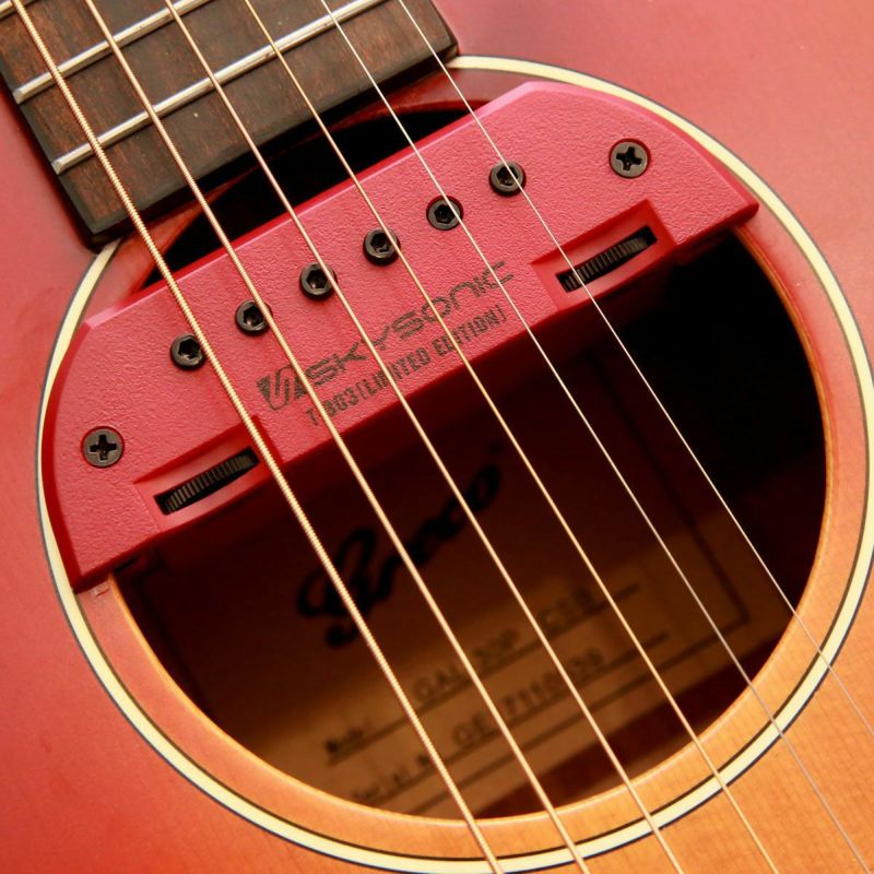 Skysonic New T-903 Limited Edition Red 2Way Sound Hole Pickupの商品画像1