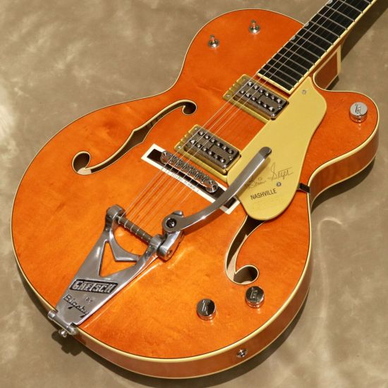 Gretsch G6120T-BSSMK Brian Setzer Signature Nashville Hollow Body '59 "Smoke" with Bigsby, Smoke Orangeの商品画像1